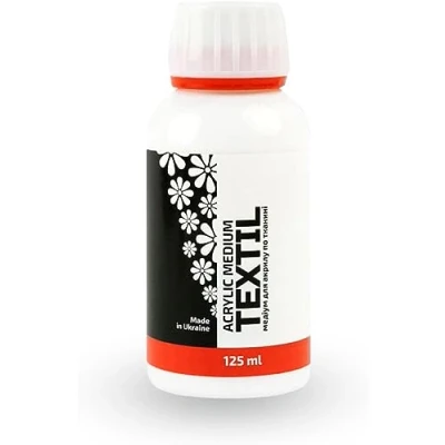 Abbildung von Krevo Art Mattes Acrylbinder Pouring Medium Universelles Hilfsmittel für Textilfarben, 125 ml