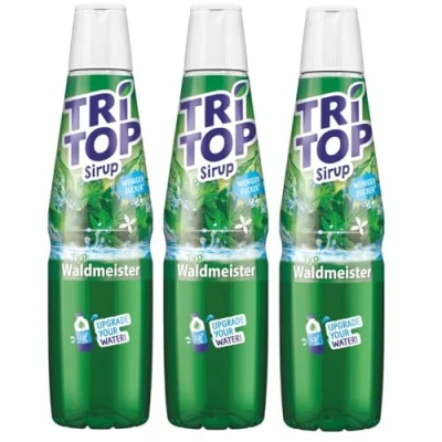 Abbildung von Tri Top Getränke Sirup Waldmeister 600ml wenig Zucker kalorienarm (3er Pack)