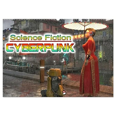 Abbildung von Science Fiction Cyberpunk (Wandkalender 2025 DIN A2 quer), CALVENDO Monatskalender