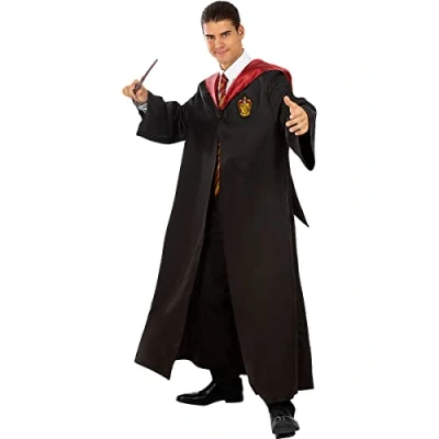 Abbildung von Metamorph Zauberer Kostüm Harry Potter Gryffindor Umhang, Authentisches Cape für Zauberschüler des Hauses