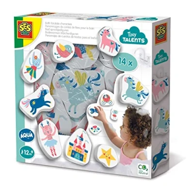 Abbildung von SES Creative Tiny Talents Badewannen Märchenfiguren, Bad Aufkleber, Junge/Mädchen, 1 Jahr(e), Karton, Mehrfarbig