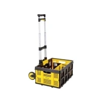 Abbildung von Stanley Faltbarer Sackkare und Klappkiste FT501/FT505 Transportkarre 70KG 25KG Einkaufen, Handhabung Umzug Schwarz/Gelb