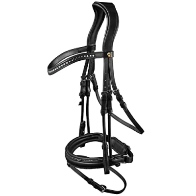 Abbildung von Waldhausen Trensenzaum S Line Glamour Schwarz Warmblut