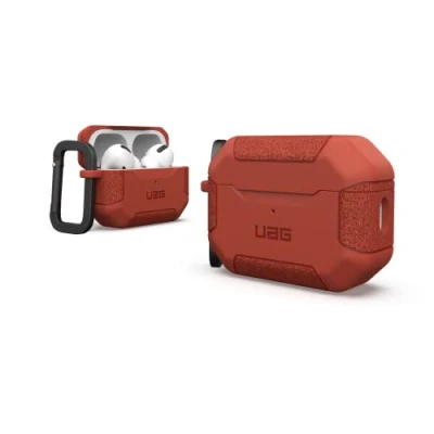 Abbildung von Scout Case für das AirPods Pro Rust Hülle Silikon UAG Rot