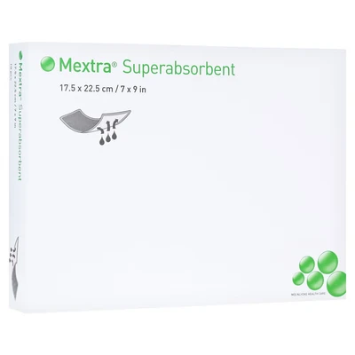 Abbildung von Mextra Superabsorbent Verband 17,5x22,5 10 St