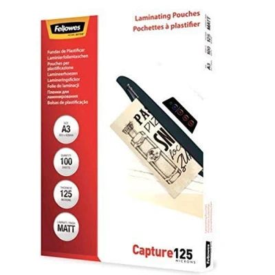 Abbildung von Fellowes Laminierfolien matt 125 mikron A3