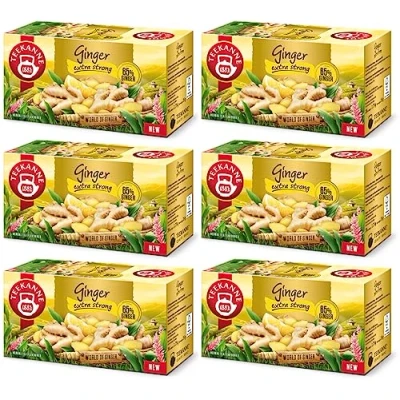 Abbildung von Teekanne Ingwer Tee (EXTRA STRONG), 6er Pack (6 x 20 Teebeutel), 6 35 g