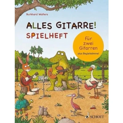 Abbildung von Alles Gitarre!: Spielheft für zwei Gitarren plus Begleitstimme. 2 Gitarren. Schülerheft.