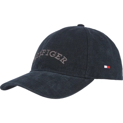 Abbildung von Tommy Hilfiger Monotype Panel Unisex Cap, Größe: One Size, Black
