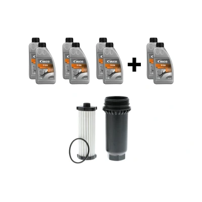 Abbildung von VAICO V25 0796 XXL Teilesatz, Ölwechsel Automatikgetriebe mit Dichtung Ölmenge für Ölspülung, Dichtring EXPERT KITS + VOLVO: XC60 I, S60 II