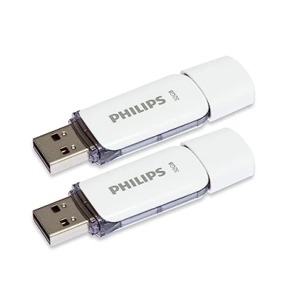 Abbildung von Philips FM32FD70D/00 USB Stick (USB 2.0, Lesegeschwindigkeit 35,00 MB/s, Shadow Grey®, 32GB, USB2.0, 2er Pack)