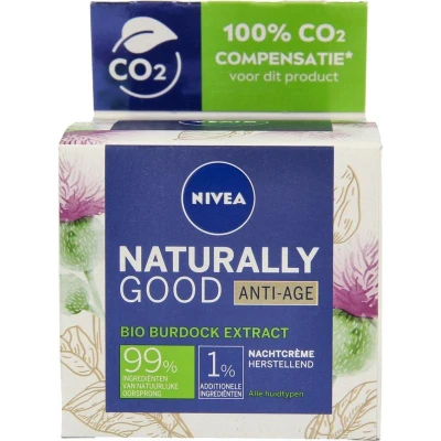 Abbildung von Nivea Natürlich Gute Nachtcreme Anti Age 50 Ml Kosmetika