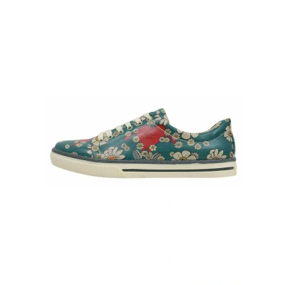 Abbildung von Dogo SHOW Yourself MORE LOVE Sneaker low, Damen, Größe: 36, Blau Schuhe