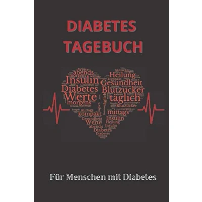 Abbildung von Diabetes Tagebuch für Menschen mit Diabetes: Kompaktes Blutzucker Notizbuch Erwachsene und Patienten 52 Wochen. Insulin Tagebuch.