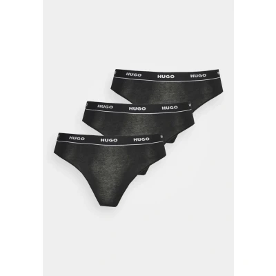 Abbildung von HUGO Triplet 3 PACK String, Damen, Größe: 3XL, Black