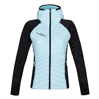 Abbildung von Rock Experience REWJ06121 ECO MANITOBA HYBRID Jacket Women&#039;s 0834 SUPER PINK+1484 MOROCCAN BLUE XS
