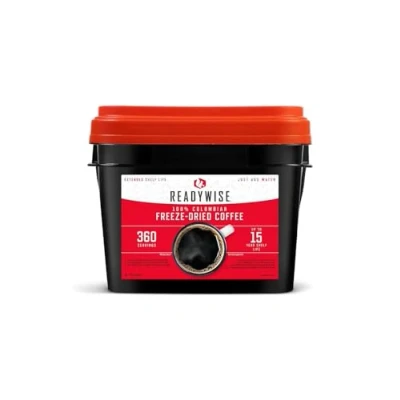 Abbildung von ReadyWise Gefriergetrockneter Kaffee Eimer für 360 Grad