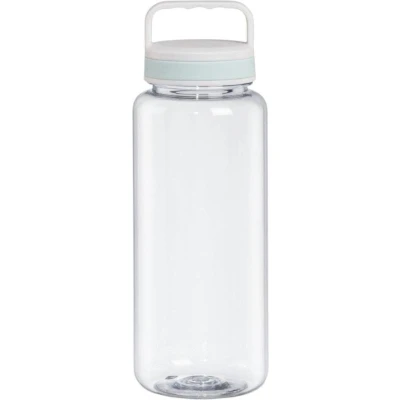 Abbildung von Xavax Trinkflasche, 1250 ml (Wasserflasche auslaufsicher, Getränkeflasche mit praktischem Henkel und Schraubverschluss, lebensmittelecht, durchsichtig) blau