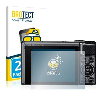 Abbildung von BROTECT Entspiegelungs Schutzfolie für Canon PowerShot SX730 HS (2 Stück) Matte Displayschutz Folie, Anti Reflex, Fingerprint
