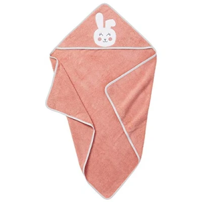 Abbildung von BabyCalin BBC303913 Gesticktes Badekap, 80cm x 80cm, Hase, Mehrfarbig, 1 Stück