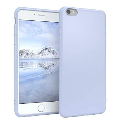 Abbildung von EAZY CASE Handyhülle Silikon mit Kameraschutz kompatibel iPhone 6 / 6S in Himmelblau Blau, Ultra dünn, Slimcover, Silikonhülle, Hülle, Softcase, Backcover
