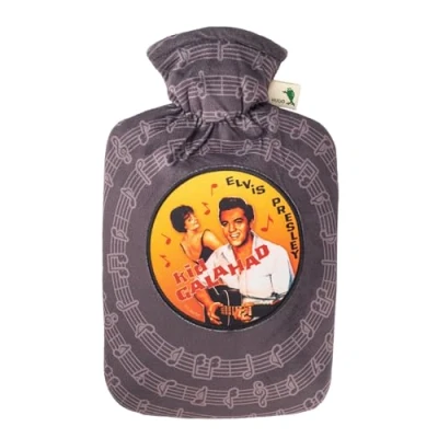 Abbildung von Hugo Frosch Wärmflasche Klassik 1,8 l mit Nickibezug &quot;Movie&quot; Elvis Presley, Made in Germany