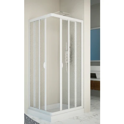 Abbildung von Forte Eckdusche &quot;Vela&quot;, variabler Verstellbereich, BxT: 70 x cm