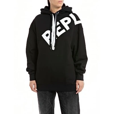 Abbildung von Replay Kapuzenpullover, Damen, Größe: Small, Black
