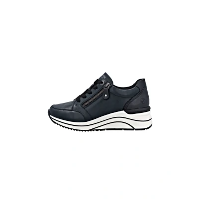 Abbildung von Remonte Damen Low Top Sneaker D0700, Frauen Halbschuhe,lose Einlage,wasserabweisend,remonteTEX,Freizeit,sportlich,straßenschuhe,blau (15),41 EU