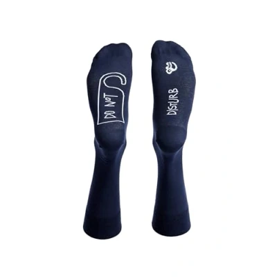 Abbildung von Dedoles Socken Unisex Damen Herren &amp; Kinder Baumwolle viele lustige Designs 1 Paar Geschenk links rechts verschieden, Farbe Schwarz, Motiv Do Not Disturb, Gr. 43 46