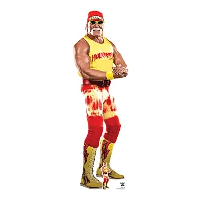 Abbildung von Star Cutouts Ltd SC1668 Hulk Hogan Ultimate Edition WWE Figuren, Party Dekorationen, lebensgroßer Pappaufsteller