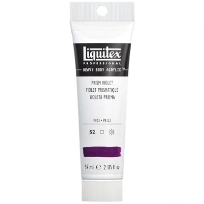 Abbildung von Liquitex 1045391 Professional Heavy Body Acrylfarbe in Künstlerqualität mit ausgezeichneter Lichtechtheit buttriger Konsistenz, 59ml Tube Prismaviolett