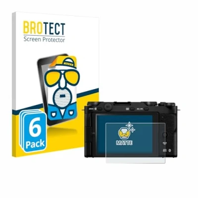 Abbildung von BROTECT Entspiegelungs Schutzfolie für Fujifilm X M5 (6 Stück) Matte Displayschutz Folie, Anti Reflex, Fingerprint