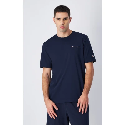Abbildung von Champion Icons Crewneck Small LOGO Tshirt basic, Herren, Größe: Small, Navy