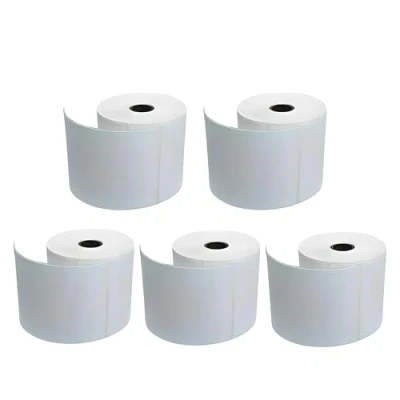 Abbildung von Thermodirekt Etiketten, selbstklebend, für Zebra, Munby, Rollo, TSC, Toshiba, Citizen, Etikettendrucker, LP2844, GK420D, ZD420, ZP450, 1.250 Rollen, Stück