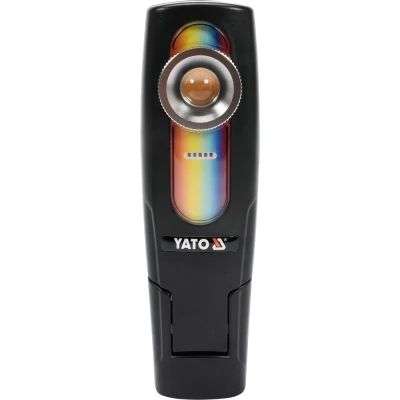 Abbildung von YATO YT 08509 Handleuchte LED 400/200 mit Akku, Magnet, Ladestation