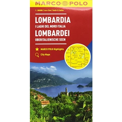 Abbildung von Lombardia, laghi del nord italia 2 1:200.000 (Carte stradali Marco Polo)