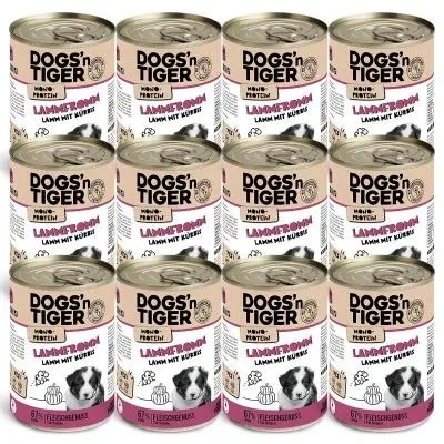 Abbildung von Junior, Hundefutter, Lammfromm, Hunde Nassfutter, Welpen Futter, Monoproteine, Lamm &amp; Kürbis, 12x 400g 12x400g