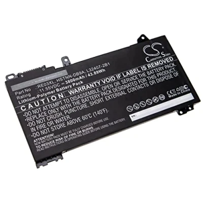 Abbildung von vhbw Akku kompatibel mit HP ProBook 450 G6, G6(5TJ97EA), G6(5TJ99EA), G7, 455R G6 Notebook (3800mAh, 11,55V, Li Polymer)