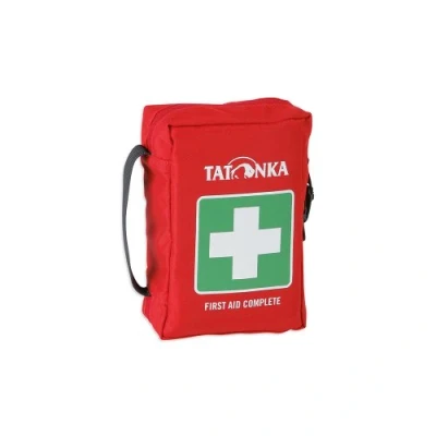 Abbildung von Tatonka First Aid Complete Erste Hilfe Set mit umfangreichem Inhalt für 1 bis 4 Personen U. a. Rettungsdecke, Checkliste und Spickzettel die Erstversorgung 18 x 12,5 5,5 cm rot