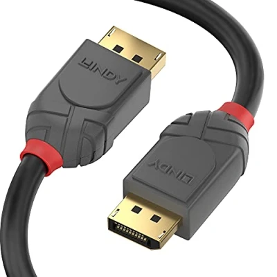 Abbildung von Lindy 36482, 2 m, DisplayPort, Männlich, 7680 x 4320 Pixel
