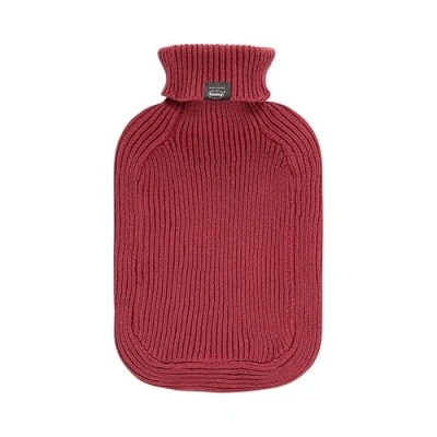Abbildung von Fashy Wärmflasche mit Rollkragen Strickbezug rostrot 2 L