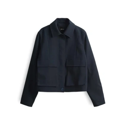 Abbildung von OPUS Jaleen Leichte Jacke, Damen, Größe: 40, Coal blue