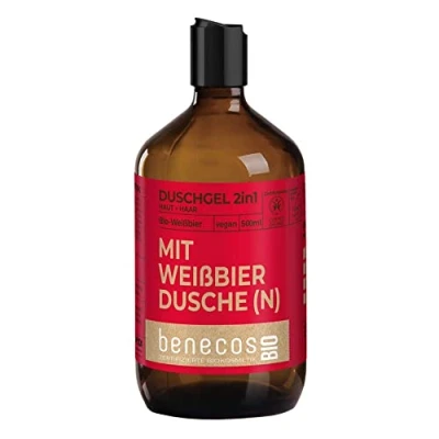 Abbildung von benecosBIO Duschgel 2in1 (Körper und Haare) BIO WEIßBIER MIT DUSCHE(N)