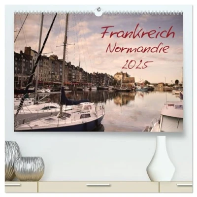 Abbildung von Frankreich Normandie (hochwertiger Premium Wandkalender 2025 DIN A2 quer), Kunstdruck in Hochglanz