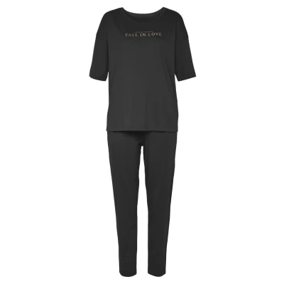 Abbildung von Lascana SET Nachtwäsche Set, Damen, Größe: 32/34, Schwarz