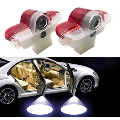 Abbildung von Duleutgnu 2 Stück LED Autotür Türbeleuchtung Einstiegsbeleuchtung Projektor Bodenleuchte KFZ Willkommen Umfeldbeleuchtung Einstiegslicht Logo Lampe Ambientebeleuchtung