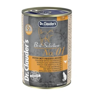 Abbildung von Dr.Clauder&#039;s Best Selection Adult No1 Huhn mit Preiselbeeren 400g