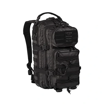 Abbildung von Mil Tec US Assault Pack Backpack,S,Tactical Black