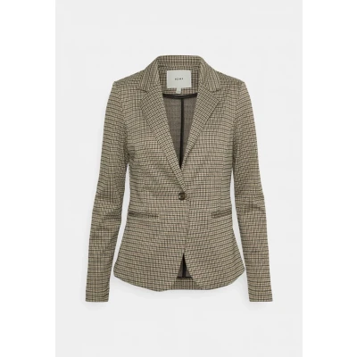 Abbildung von ICHI IHKATE Damen Blazer Kurzblazer Jacke mit Stretch und Reverskragen, Größe:S, Farbe:Nomad (161212)